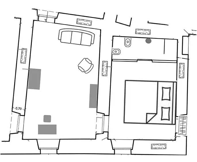 Planimetria Suite Francesco D'Alessandro