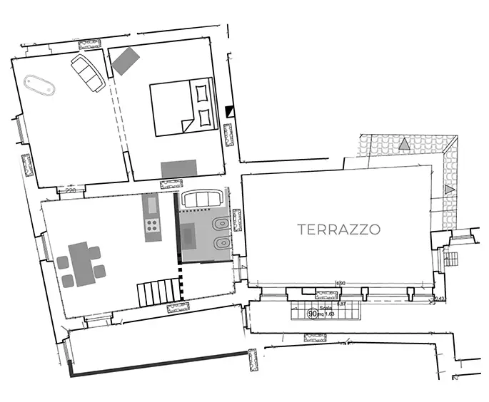 Planimetria Appartamento Terence Conran