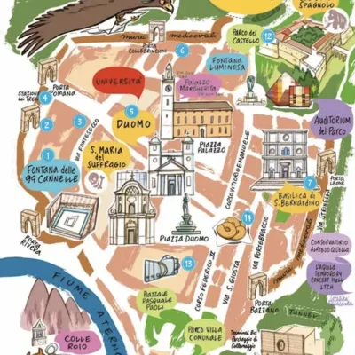 L'Aquila Mappa Centro