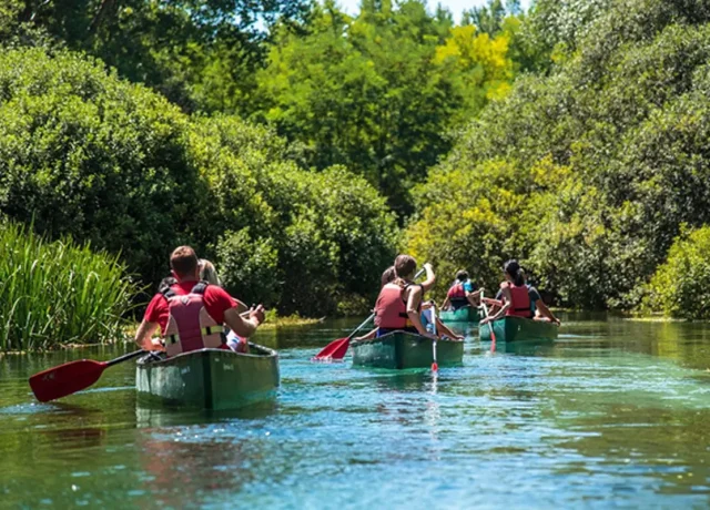 Pagaiare sul fiume Tirino - Coop Il Bosso